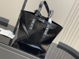 ロエベバッグ LOEWE 2025新作 ワックスレザーショッピングバッグ