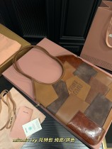 ミュウミュウバッグ Miu Miu 2025新作 カラーブロックトートバッグ