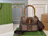 グッチバッグ GUCCI 2025新作 竹製ハンドバッグ クロスボディバッグ