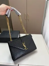 サンローランバッグ Yves Saint Laurent 2025新作 エンベロープメッセンジャーバッグ