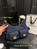 シャネルバッグ CHANEL 2025新作 デニムの脇下バッグ