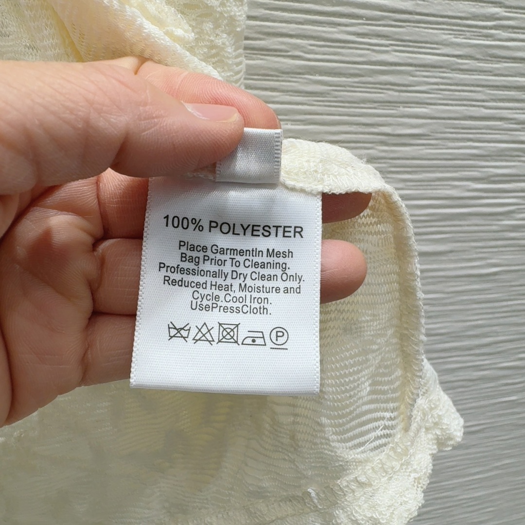 シャネル服 CHANEL 2025新作 水溶性レースシャツ