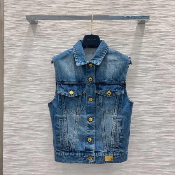 ルイヴィトン服 LOUIS VUITTON 2025新作 デニムベスト