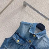 ルイヴィトン服 LOUIS VUITTON 2025新作 デニムベスト