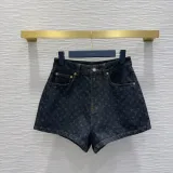 ルイヴィトン服 LOUIS VUITTON 2025新作 デニムショートパンツ