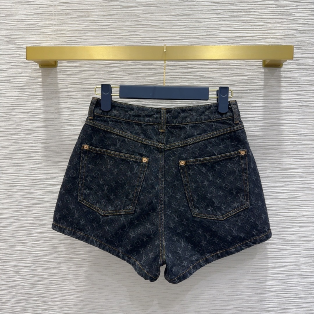 ルイヴィトン服 LOUIS VUITTON 2025新作 デニムショートパンツ