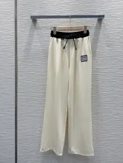 ミュウミュウ服 Miu Miu 2025新作 ストレートレッグパンツ