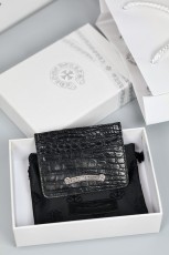 クロムハーツ財布 CHROME HEARTS 2025新作 高品質 ワニ革カードホルダー