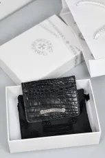 クロムハーツ財布 CHROME HEARTS 2025新作 高品質 ワニ革カードホルダー