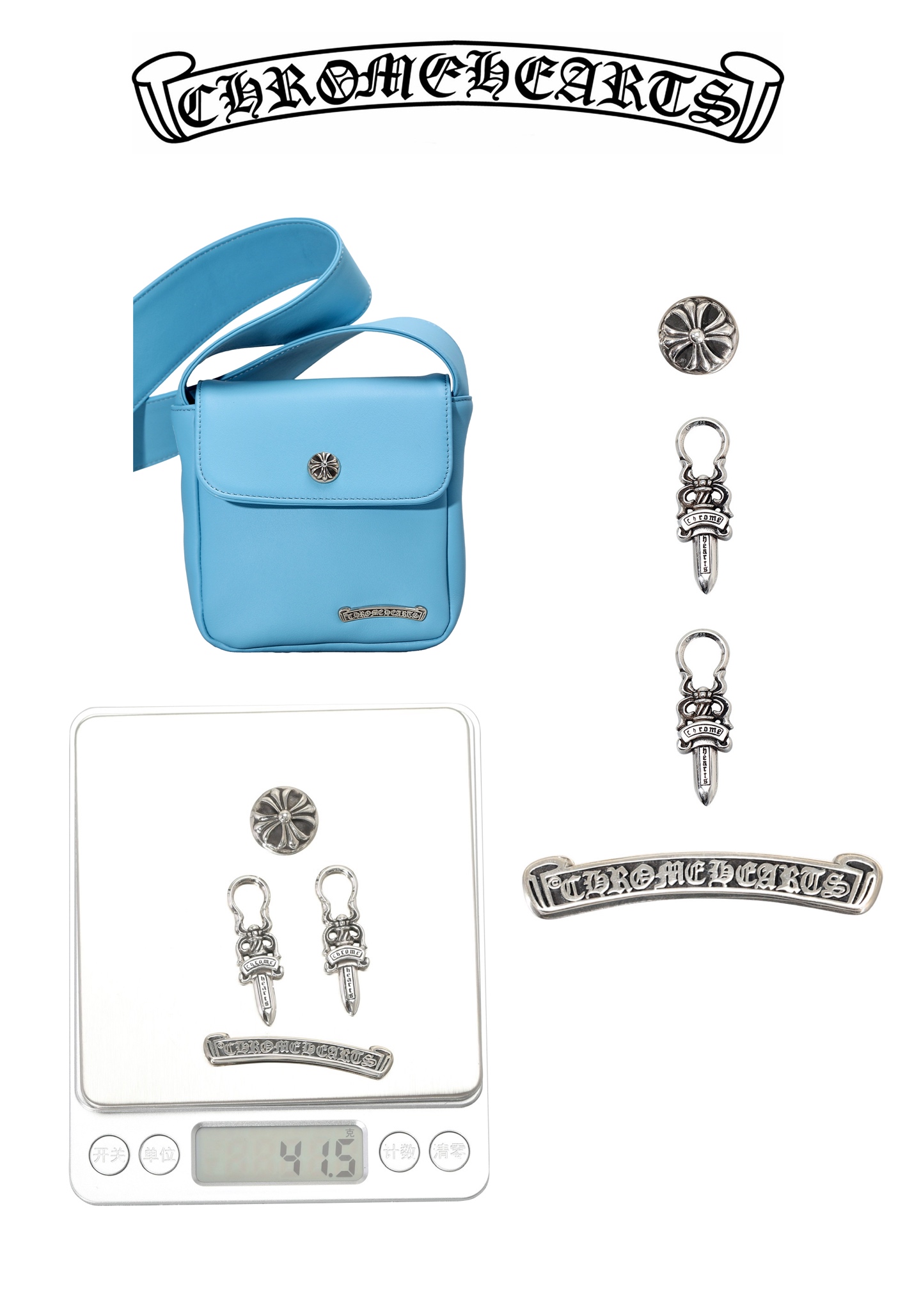 クロムハーツバッグ CHROME HEARTS 2025新作 高品質 クロスボディバッグ