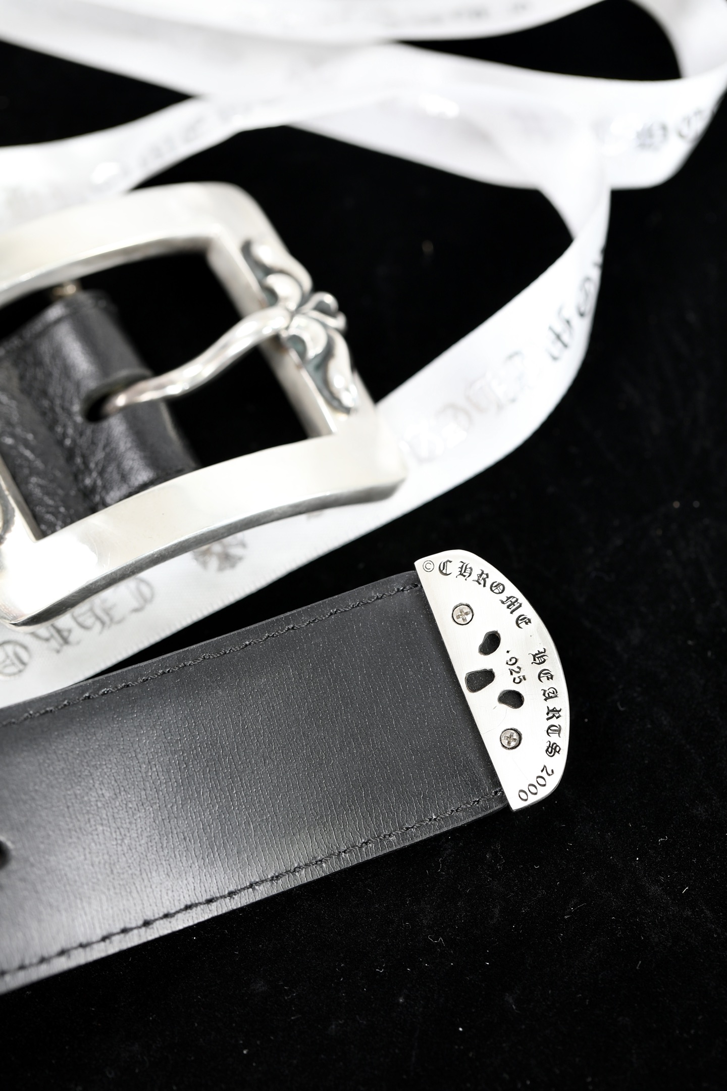 ブランドベルト CHROME HEARTS 2025新作 高品質 スクエアスリーピースベルト