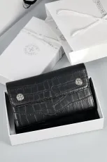 クロムハーツ財布 CHROME HEARTS 2025新作 高品質 三つ折り財布