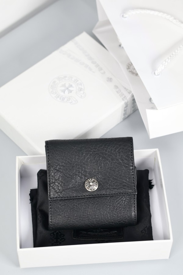 クロムハーツ財布 CHROME HEARTS 2025新作 高品質 三つ折り小型財布