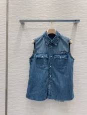 ミュウミュウ服 Miu Miu 2025新作 デニムベスト