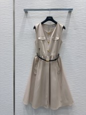 ディオール服 DIOR 2025新作 ノースリーブドレス