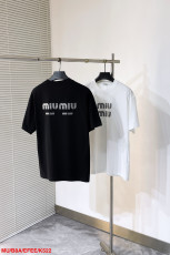 ミュウミュウ服 Miu Miu 2025新作 半袖Tシャツ