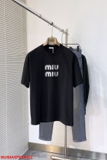 ミュウミュウ服 Miu Miu 2025新作 半袖Tシャツ