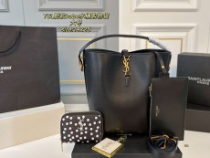 サンローランバッグ Yves Saint Laurent 2025新作 バケットバッグ