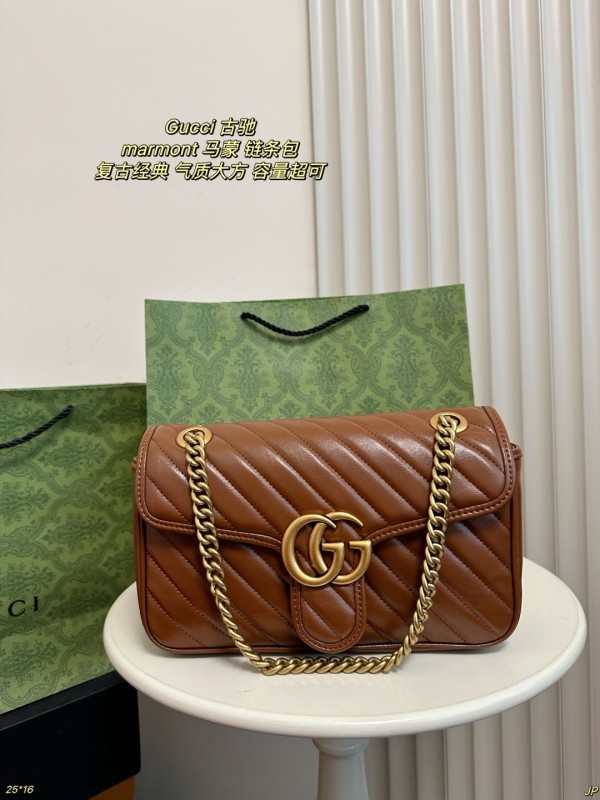 グッチバッグ GUCCI 2025新作 チェーンバッグ