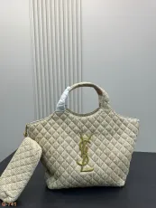 サンローランバッグ Yves Saint Laurent 2025新作 ショッピングバッグ