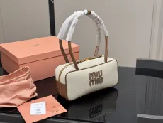 ミュウミュウバッグ Miu Miu 2025新作 ブリーフケース