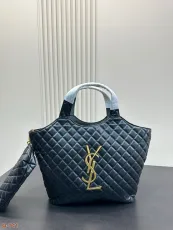 サンローランバッグ Yves Saint Laurent 2025新作 ショッピングバッグ