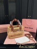 ミュウミュウバッグ Miu Miu 2025新作 野菜かごバッグ