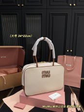ミュウミュウバッグ Miu Miu 2025新作 ブリーフケース