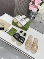 グッチ靴 GUCCI 2025新作 編み込みスリッパ