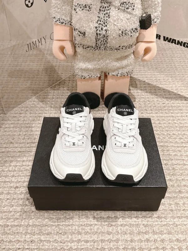 シャネル靴 CHANEL 2025新作 ダッドシューズ