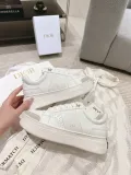 ディオール靴 DIOR 2025新作 厚底の白い靴