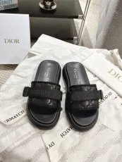 ディオール靴 DIOR 2025新作 ベルクロスリッパ
