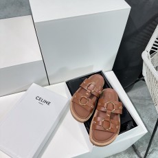 セリーヌ靴 CELINE 2025新作 ローマのレトロスリッパ