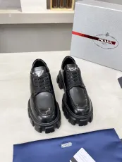 プラダ靴 PRADA 2025新作 カジュアルレザーシューズ