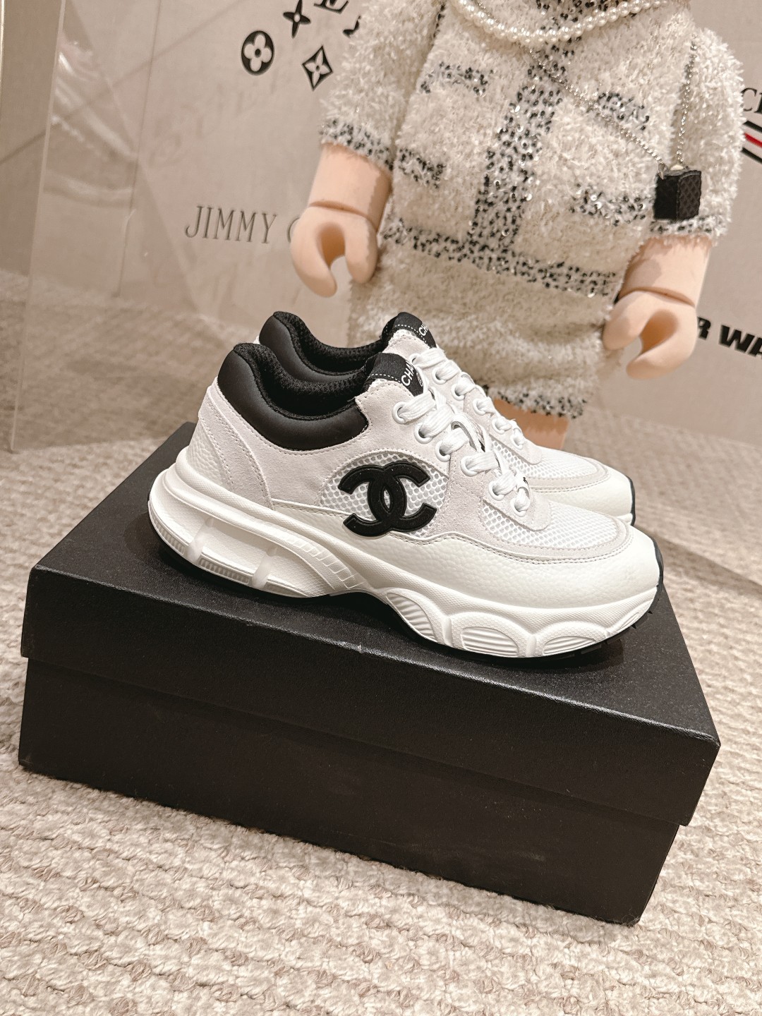 シャネル靴 CHANEL 2025新作 ダッドシューズ