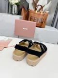 ミュウミュウ靴 Miu Miu 2025新作 サンダル