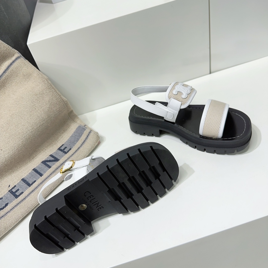 セリーヌ靴 CELINE 2025新作 ローマのサンダル