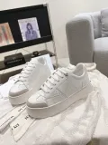 ディオール靴 DIOR 2025新作 厚底の白い靴