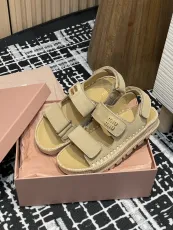 ミュウミュウ靴 Miu Miu 2025新作 スポーツサンダル