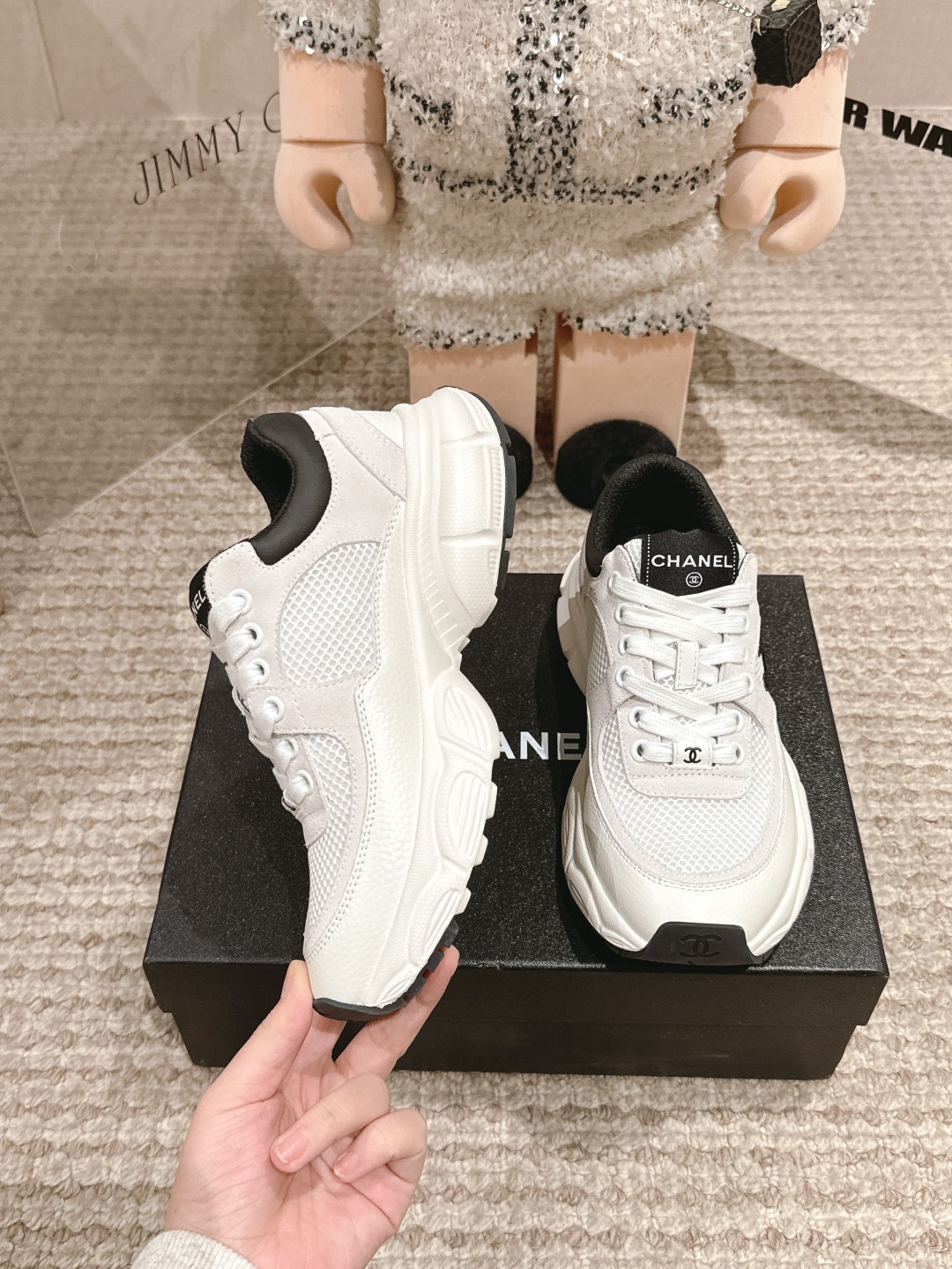 シャネル靴 CHANEL 2025新作 ダッドシューズ