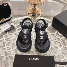シャネル靴 CHANEL 2025新作 厚底カジュアルサンダル