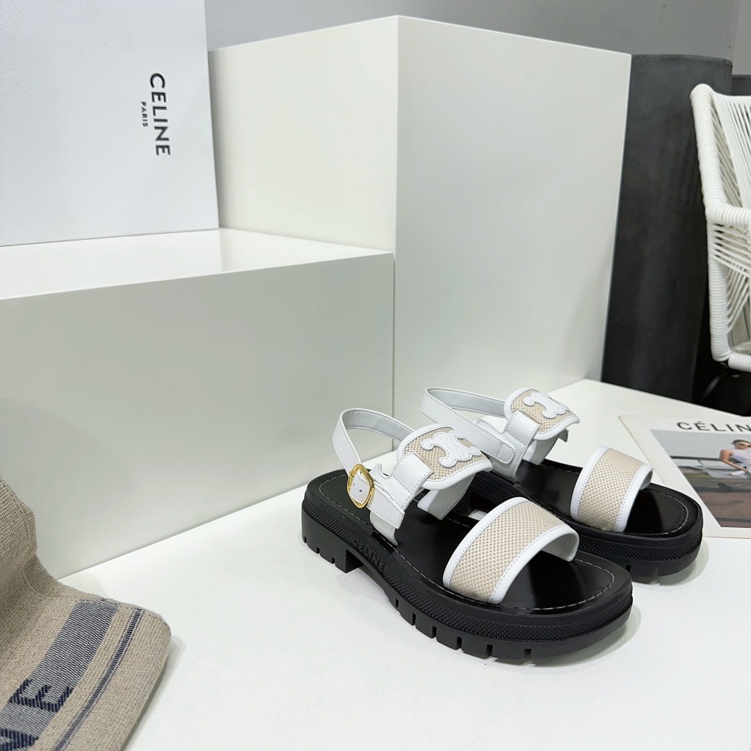 セリーヌ靴 CELINE 2025新作 ローマのサンダル