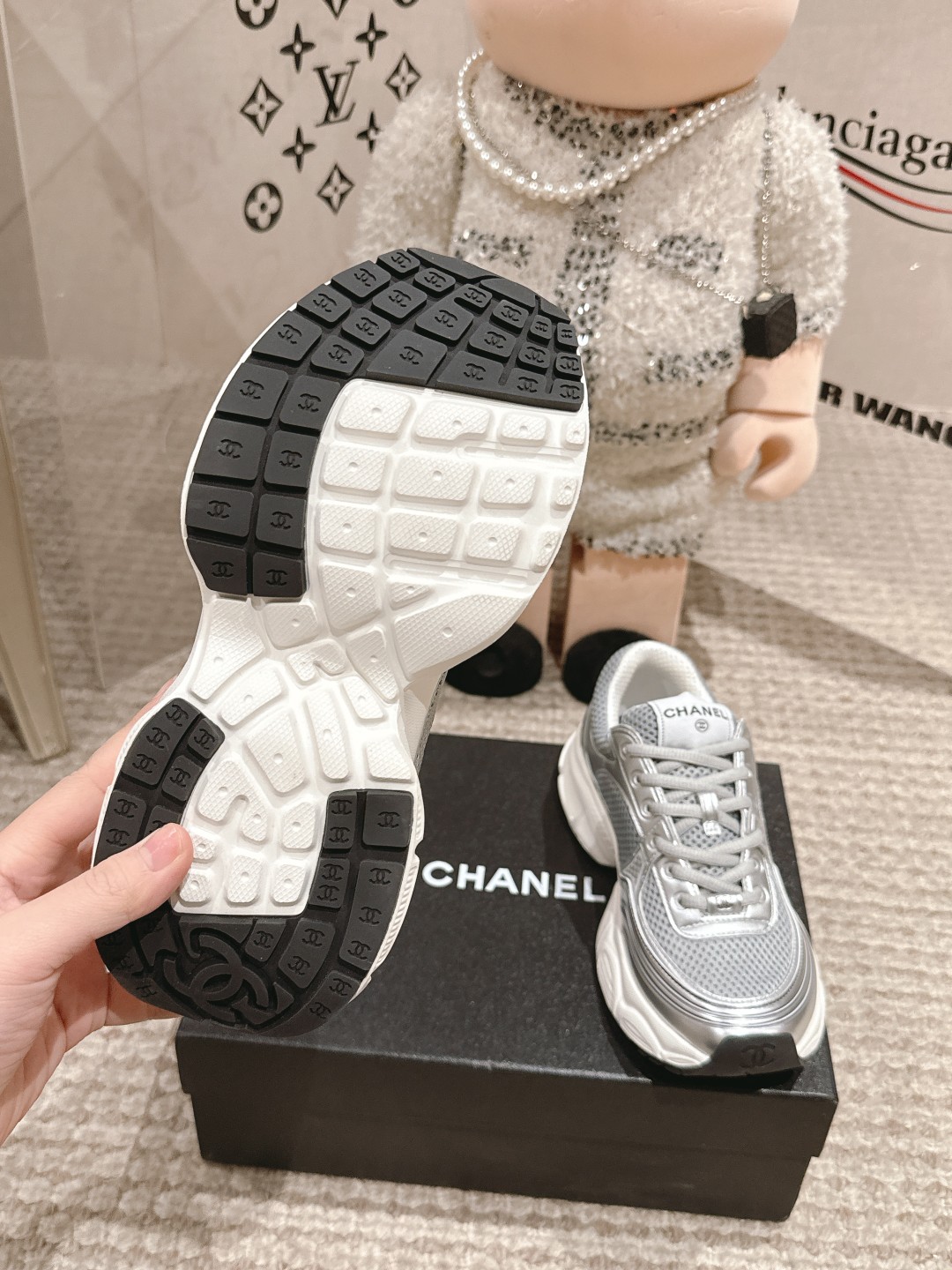 シャネル靴 CHANEL 2025新作 ダッドシューズ