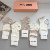 ミュウミュウ靴下 Miu Miu 2025新作 靴下