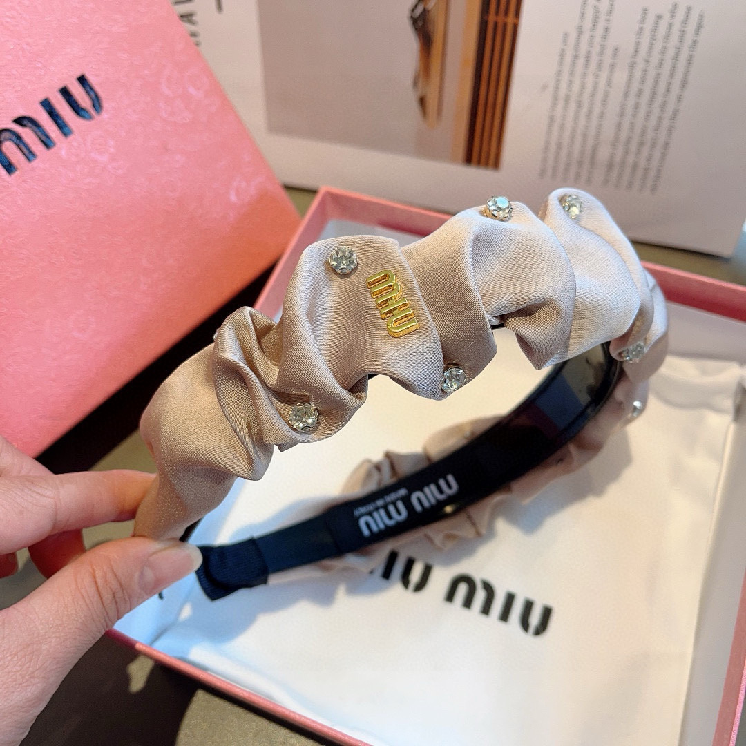 ミュウミュウカチューシャ Miu Miu 2025新作 カチューシャ