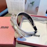 ミュウミュウカチューシャ Miu Miu 2025新作 カチューシャ