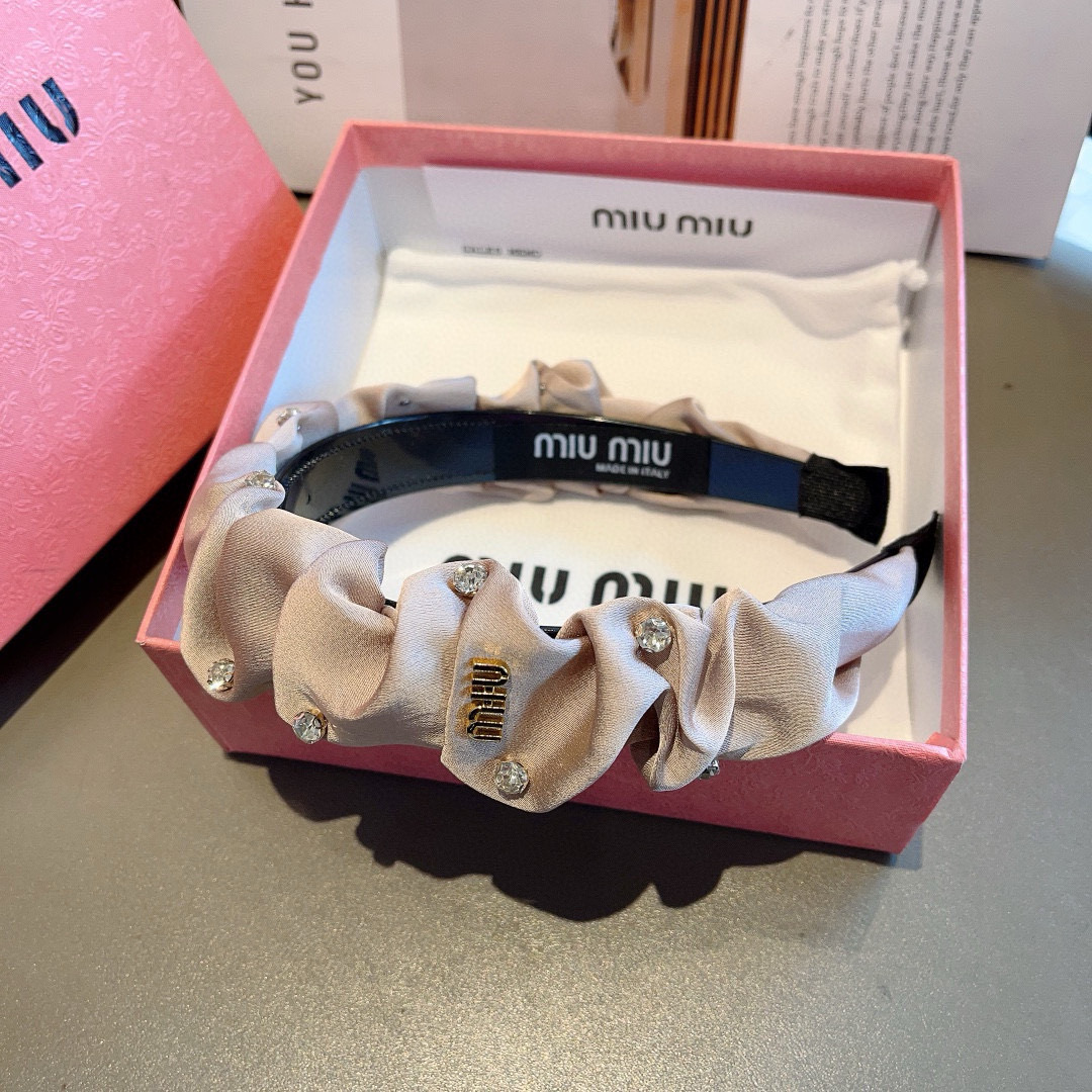 ミュウミュウカチューシャ Miu Miu 2025新作 カチューシャ
