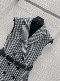 ディオール服 DIOR 2025新作 ノースリーブスーツスカート
