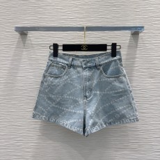 シャネル服 CHANEL 2025新作 デニムショートパンツ