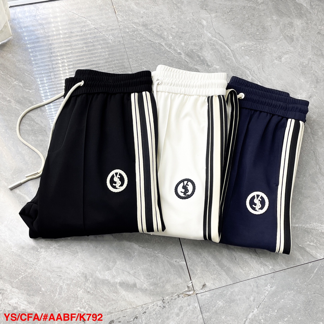 サンローラン服 Yves Saint Laurent 2025新作 ズボン